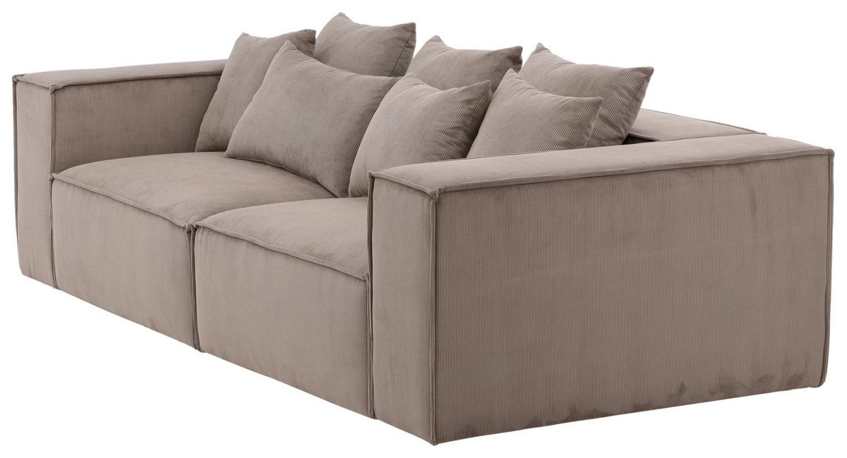 2-Sitzer-Sofa Gillholmen - Braun, Design, Holz/Kunststoff (232/80/116cm) - Livetastic