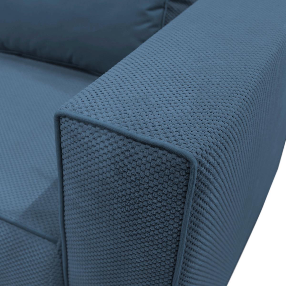 Récamiere Iga Re Blau B: 168 Cm - Blau/Rosa, Design, Textil (168/73/99cm) - MID.YOU