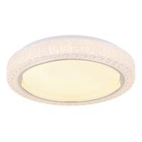 LED-Deckenleuchte 41265 - Klar/Chromfarben, KONVENTIONELL, Kunststoff/Metall (40/8cm) - Globo