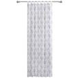 Vorhang mit Schlaufen und Band Alma 140x255 cm Silberfarben - Silberfarben, MODERN, Textil (140/255cm) - Luca Bessoni