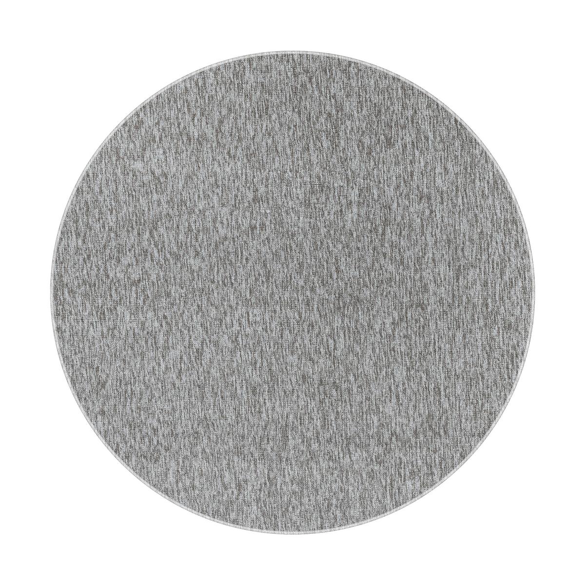 Flachwebteppich Nizza - Hellgrau, Design, Textil (120/120cm) - Novel