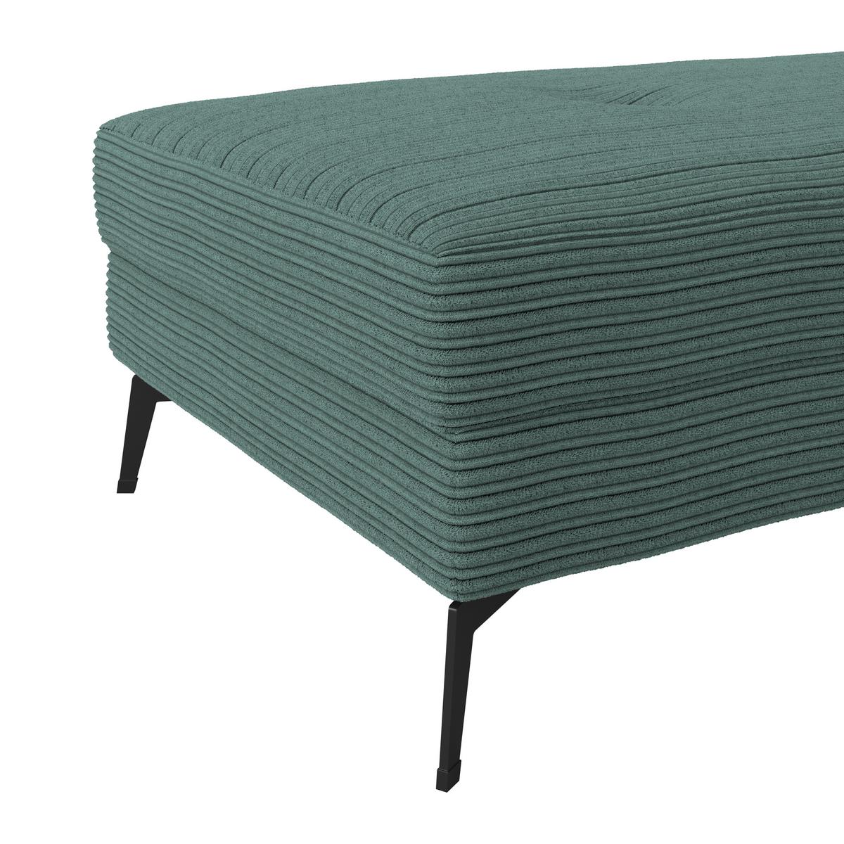 Hocker Zero Petrol 140x80 Cm - Petrol, Trend, Textil (140/80cm)