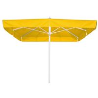 Ampelschirm Quadro LxBxH: 300x295x300cm Gelb - Gelb/Silberfarben, Basics, Textil/Metall (300/295/300cm) - Schneider