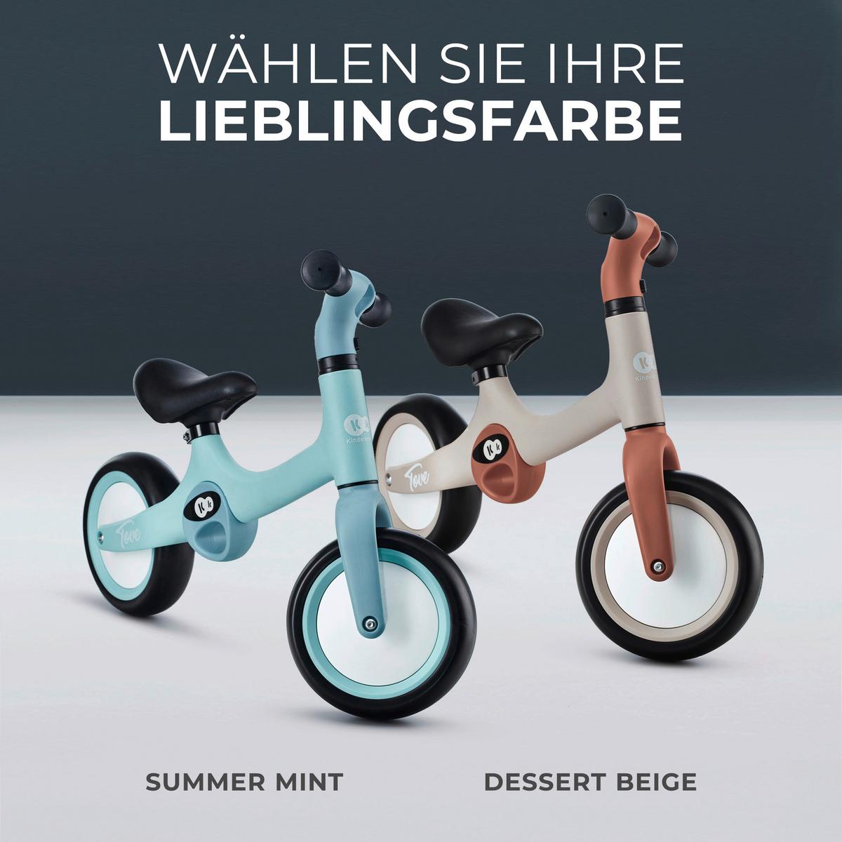 Laufrad Tove Beige/Cognac - Cognac/Beige, Basics, Kunststoff (67/45/31.5cm) - Kinderkraft