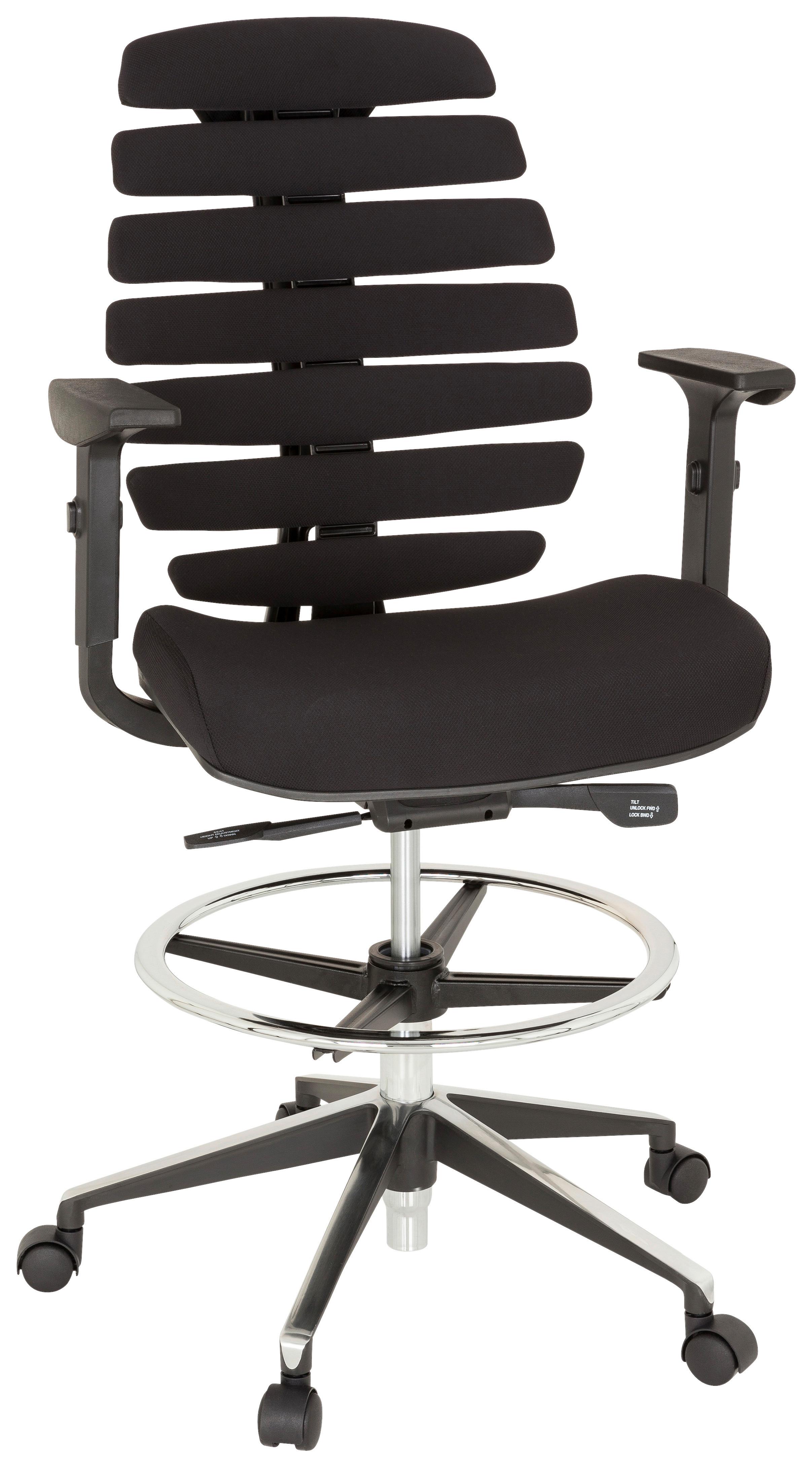 Drehstuhl Ergo Line II Work Schwarz