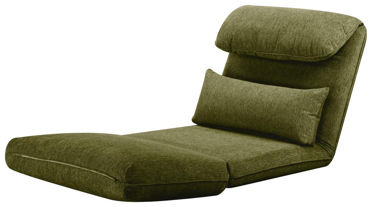 Schlafsessel Verve Olivgrün B: 78 cm - Olivgrün, Design, Textil/Metall (78/72/85cm) - Livetastic