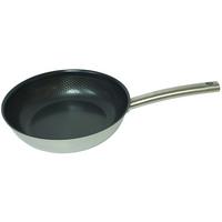 Bratpfanne Nala - Edelstahlfarben/Schwarz, Basics, Metall (24/6cm) - James Wood