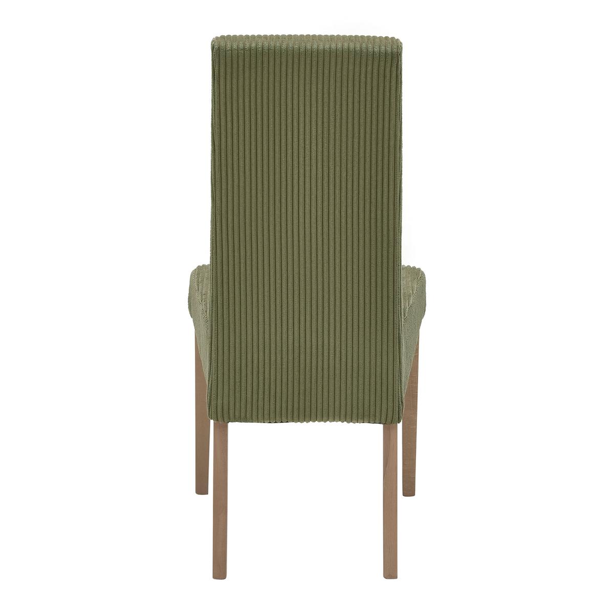 ŽIDLE ROKO - barvy dubu/zelená, Moderní, dřevo/textil (46/101/62cm) - Mömax