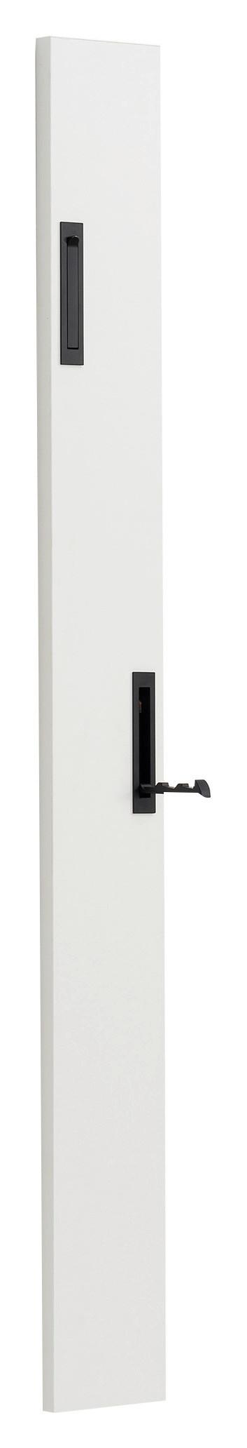 Garderobe Leony H: 110 cm Weiss, 4 Haken