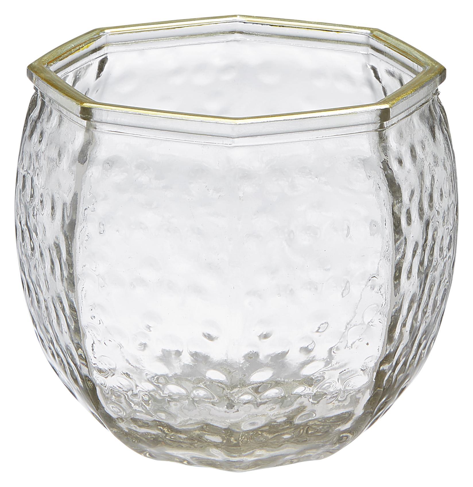 Lámpás Romantic Rose - Áttetsző, Design, Üveg (11/11/10.5cm)