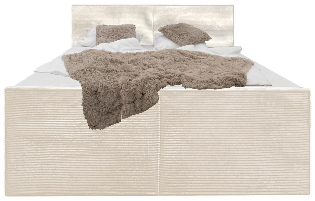 Boxspringbett Rodi Beige Lf: 180x200 Cm - Beige, MODERN, Textil (180/200cm) - Livetastic
