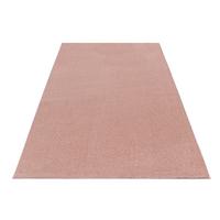 Hochflor Teppich Rosa Ata 140x200 cm - Rosa, KONVENTIONELL, Textil (140/200cm)