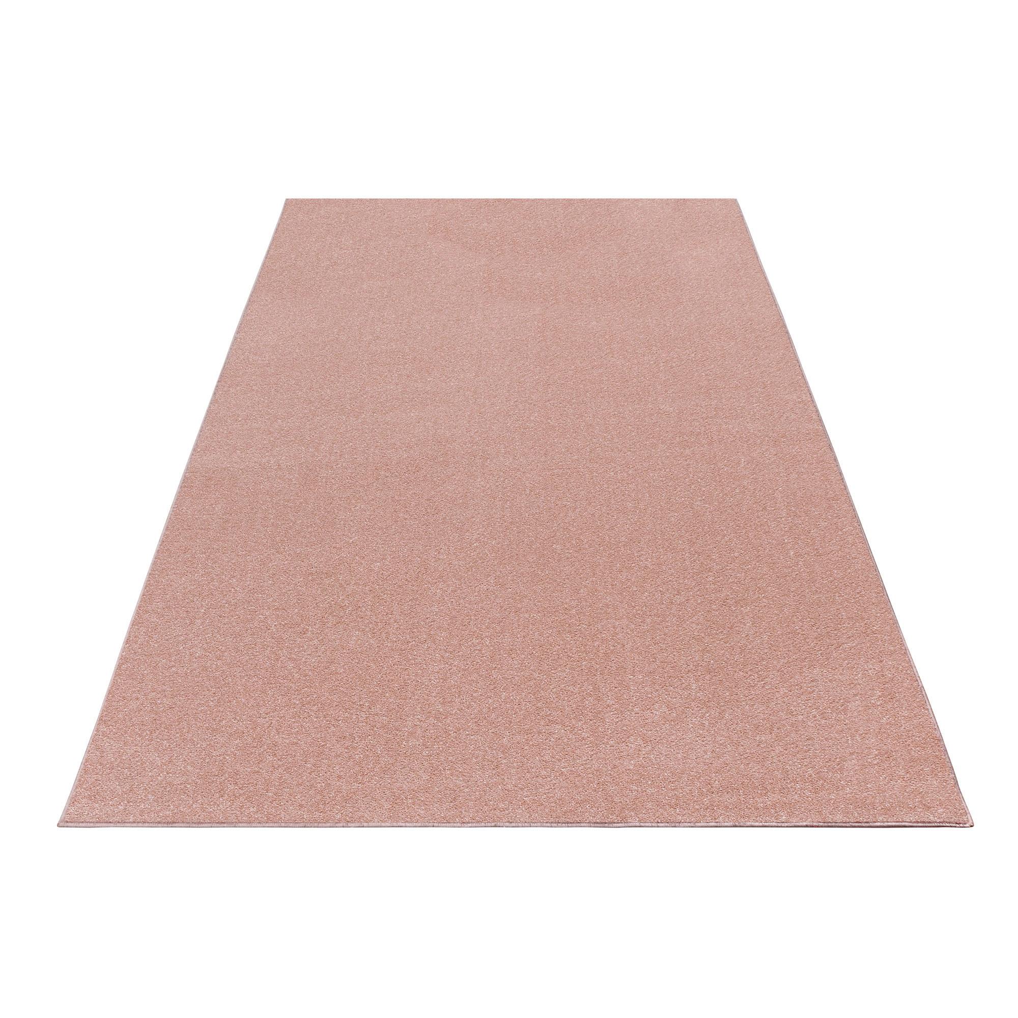 Hochflor Teppich Rosa Ata 120x170 cm