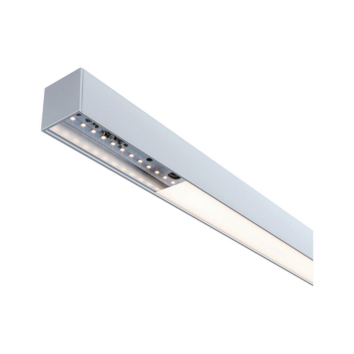 Schienensystem-stableuchte Linion Weiß B: 4 Cm Warmweiß - Weiß, Basics, Metall (150/4/4cm) - Paulmann