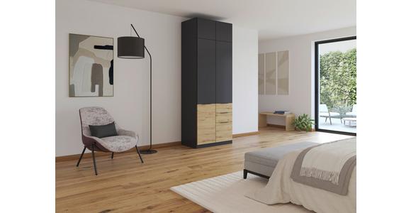Aufsatzschrank 91 cm Max-Extra Grau - Grau, KONVENTIONELL, Holzwerkstoff (91/39/54cm) - James Wood