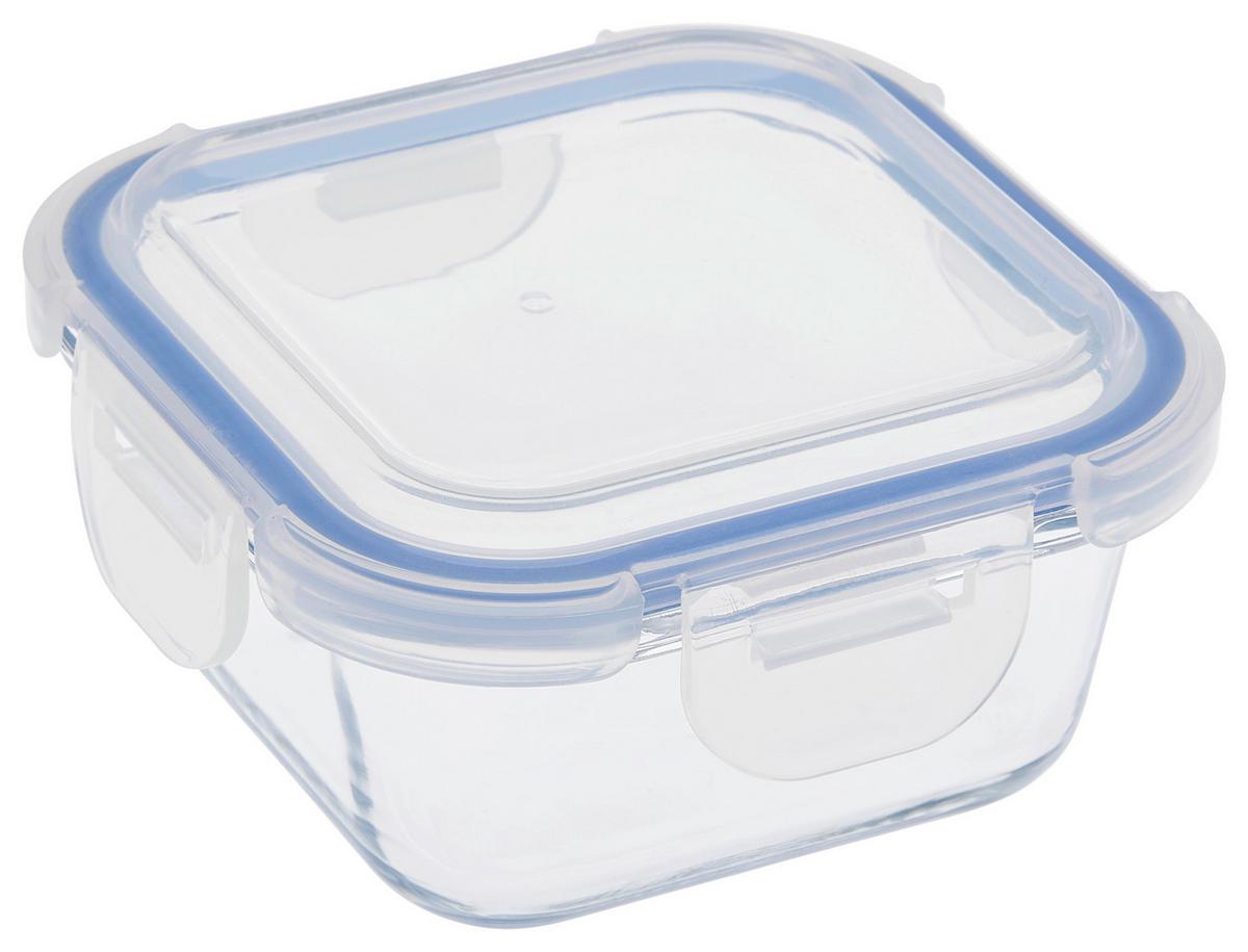 Frischhaltedose aus Glas Kim ca. 0,33 L Mikrowellengeeignet - Klar/Transparent, ROMANTIK / LANDHAUS, Glas/Kunststoff (12/12/6,5cm) - James Wood