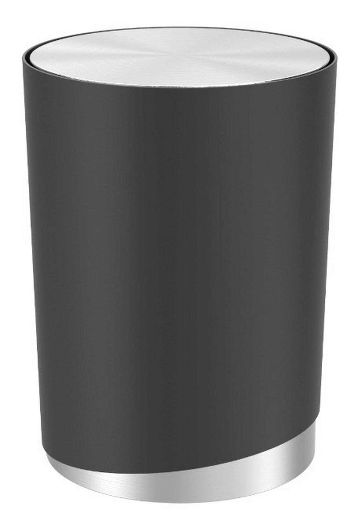 Koš na kosmetické potěby Chris, 5l - černá, Moderní, kov/plast (19,05/25,4cm) - Premium Living