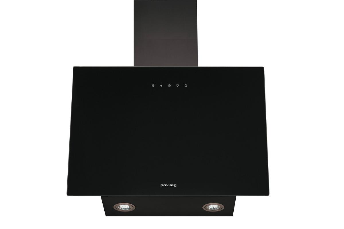 Kopffreihaube Dghvp 63 Lt K Metall/glas Schwarz B: 59,8 Cm - Schwarz, Basics, Kunststoff/Metall (59,8/77,5/32,6cm) - Privileg