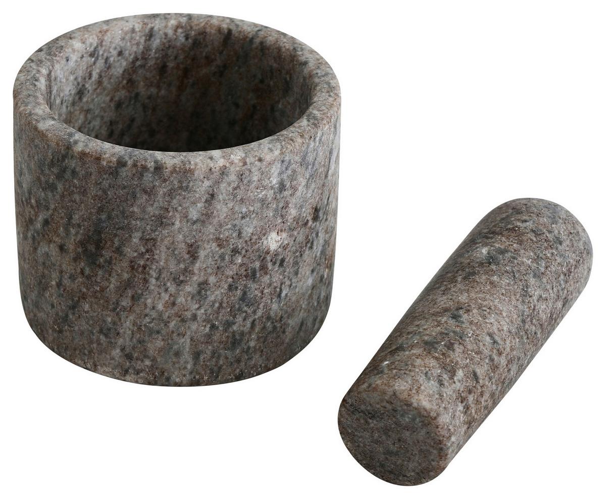 Hmoždíř s príslušenstvím MOODY - přírodní barvy, Moderní, kámen (10/8cm) - Mömax