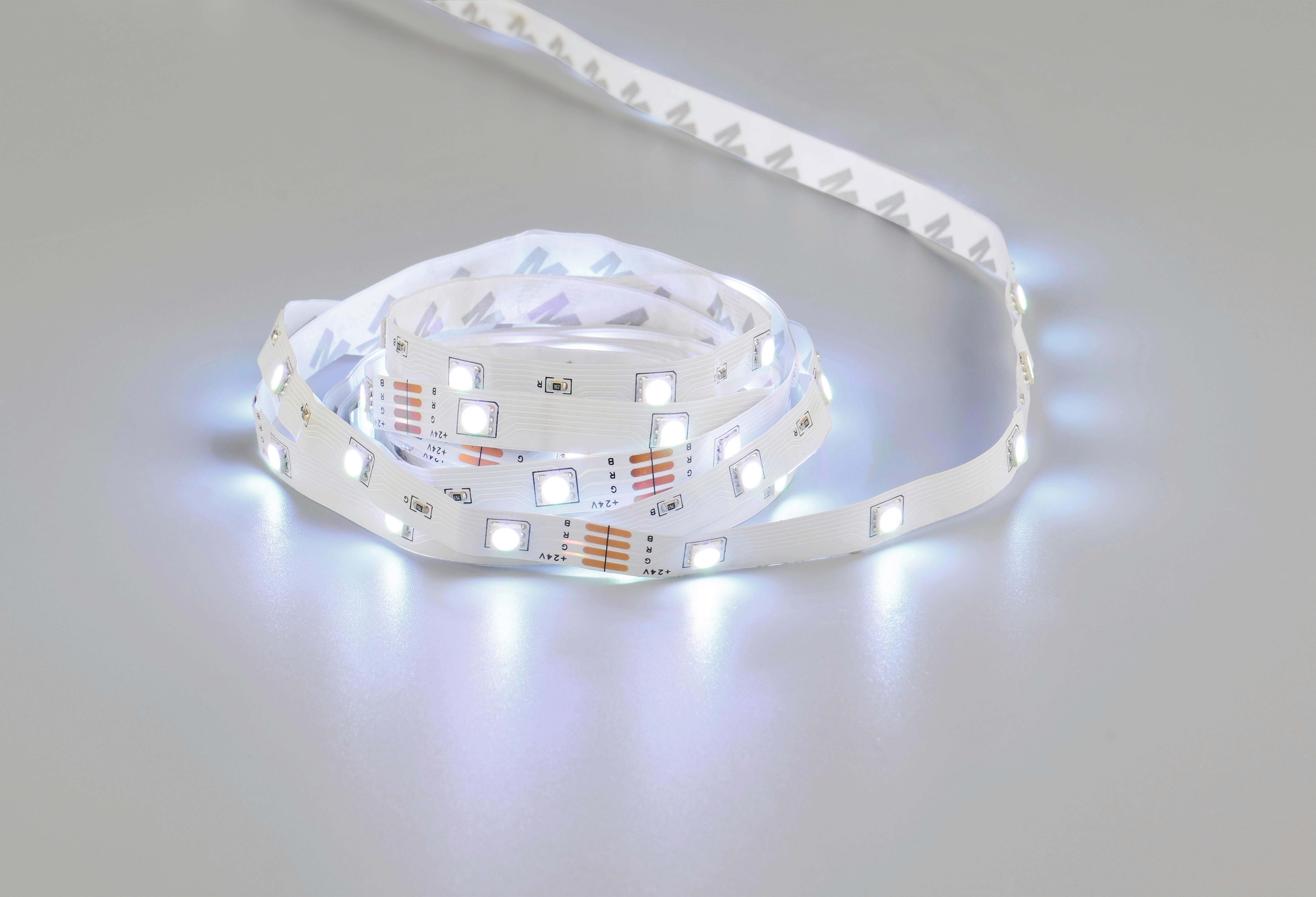 LED PÁSKA LICHTI2 - bílá, Konvenční, kov/plast (500cm) - Mömax