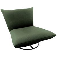 Relaxsessel Cremona Dunkelgrün B: 100 Cm - Dunkelgrün/Schwarz, Design, Textil (100/78/96cm) - Livetastic