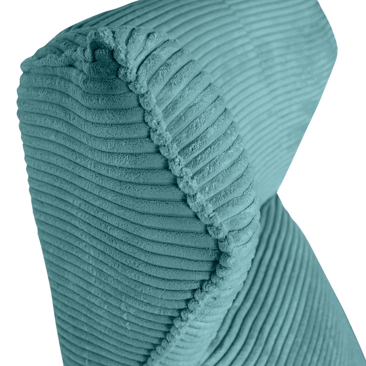 Ohrensessel Lorris - Petrol/Schwarz, KONVENTIONELL, Textil (83/110/92cm) - MID.YOU