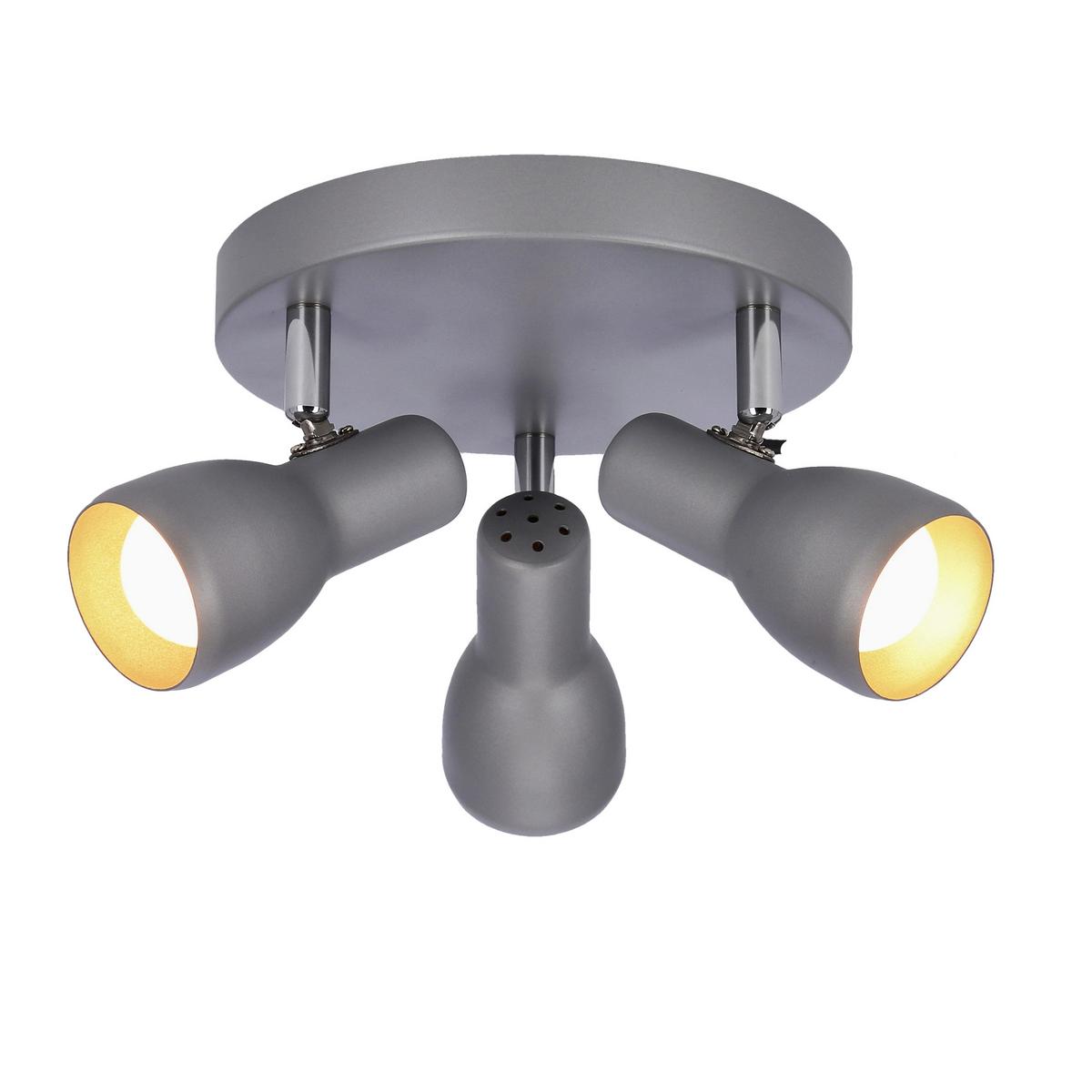Deckenleuchte 98-44242 Picardo - Silberfarben/Grau, Trend, Metall (29/29/12cm)