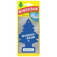 Wunderbaum Zum Aufhängen Sportfrische Duft 1 Stk - Gelb, MODERN, Karton (8/19/0,5cm) - Wunderbaum