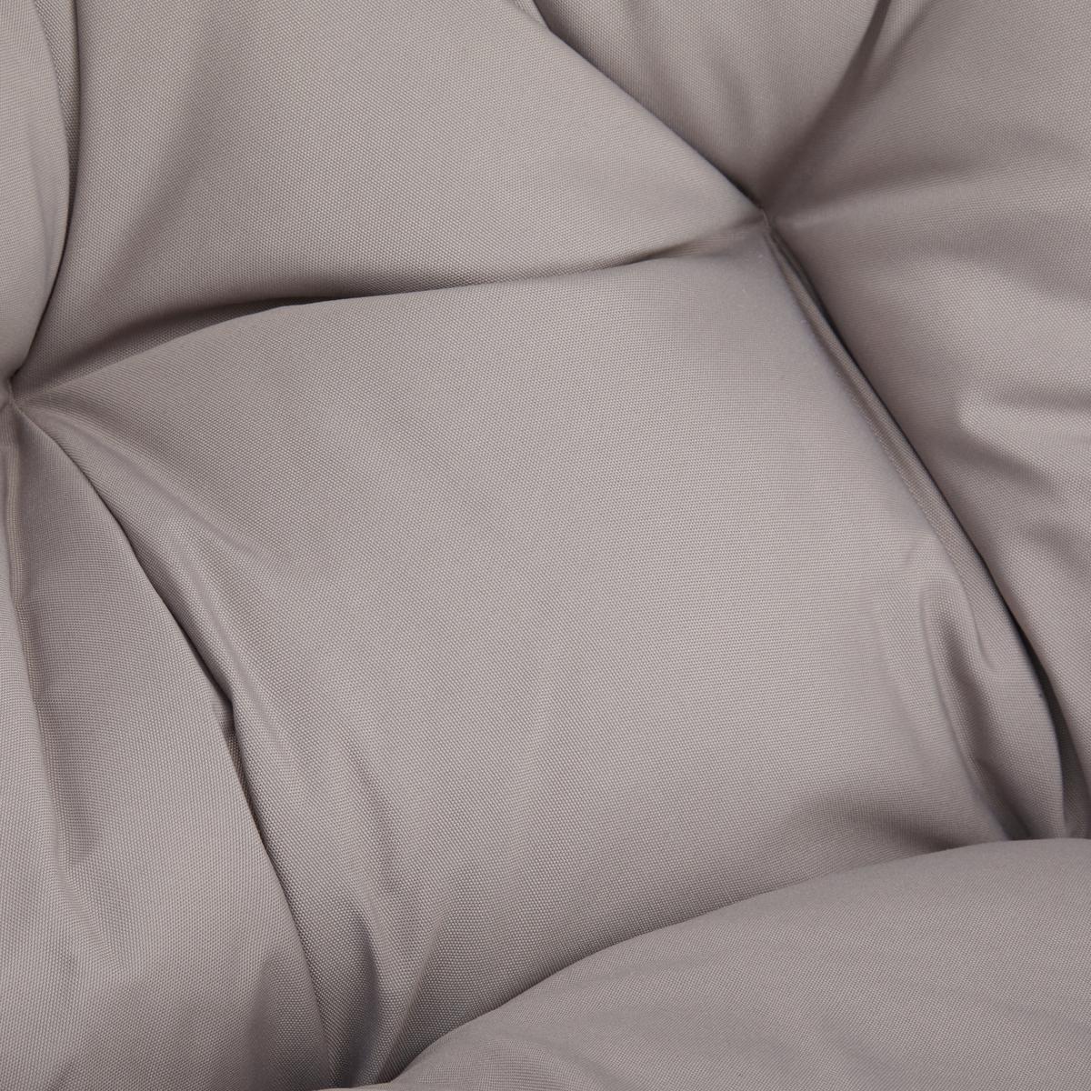 Závesné kreslo Bari - sivá/svetlosivá, Modern, kov/textil (130/201/116cm) - Bessagi Garden