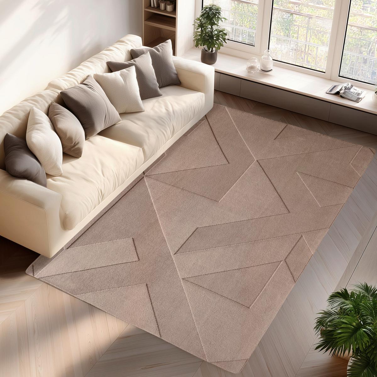 KOBEREC TKANÝ NA PLOCHO POMPEI - béžová, Konvenční, textil (240/340cm) - Ayyildiz 