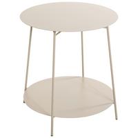 Odkládací stolek Enno 2, barva kašmír, P: 50 cm - kašmírová, Trend, kov (50/50cm)