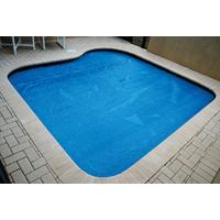 Solarplane Für Ovale Pools Ø 360 Cm Blau - Blau, Basics, Kunststoff (360/550cm)