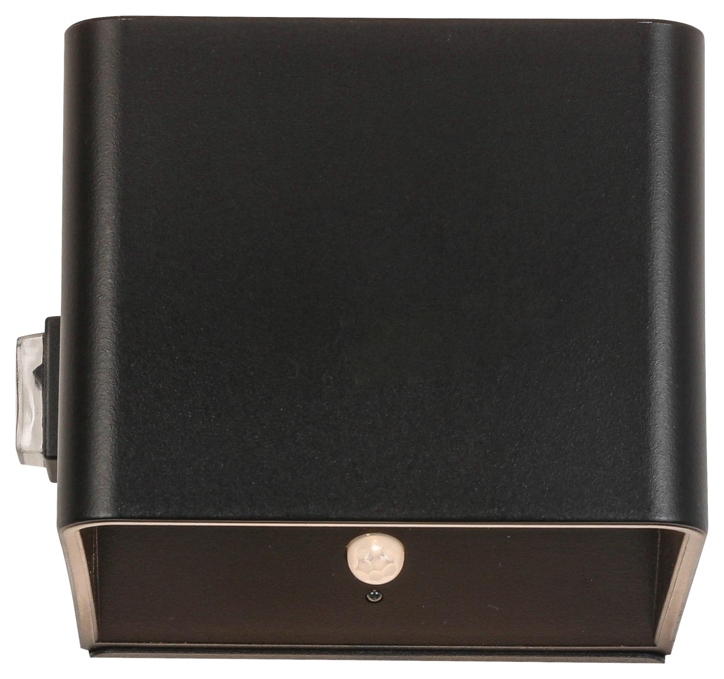 NÁSTĚNNÉ LED SVÍTIDLO HERO1 - černá, Moderní, kov/plast (10,28/10,1/8,05cm) - Modern Living