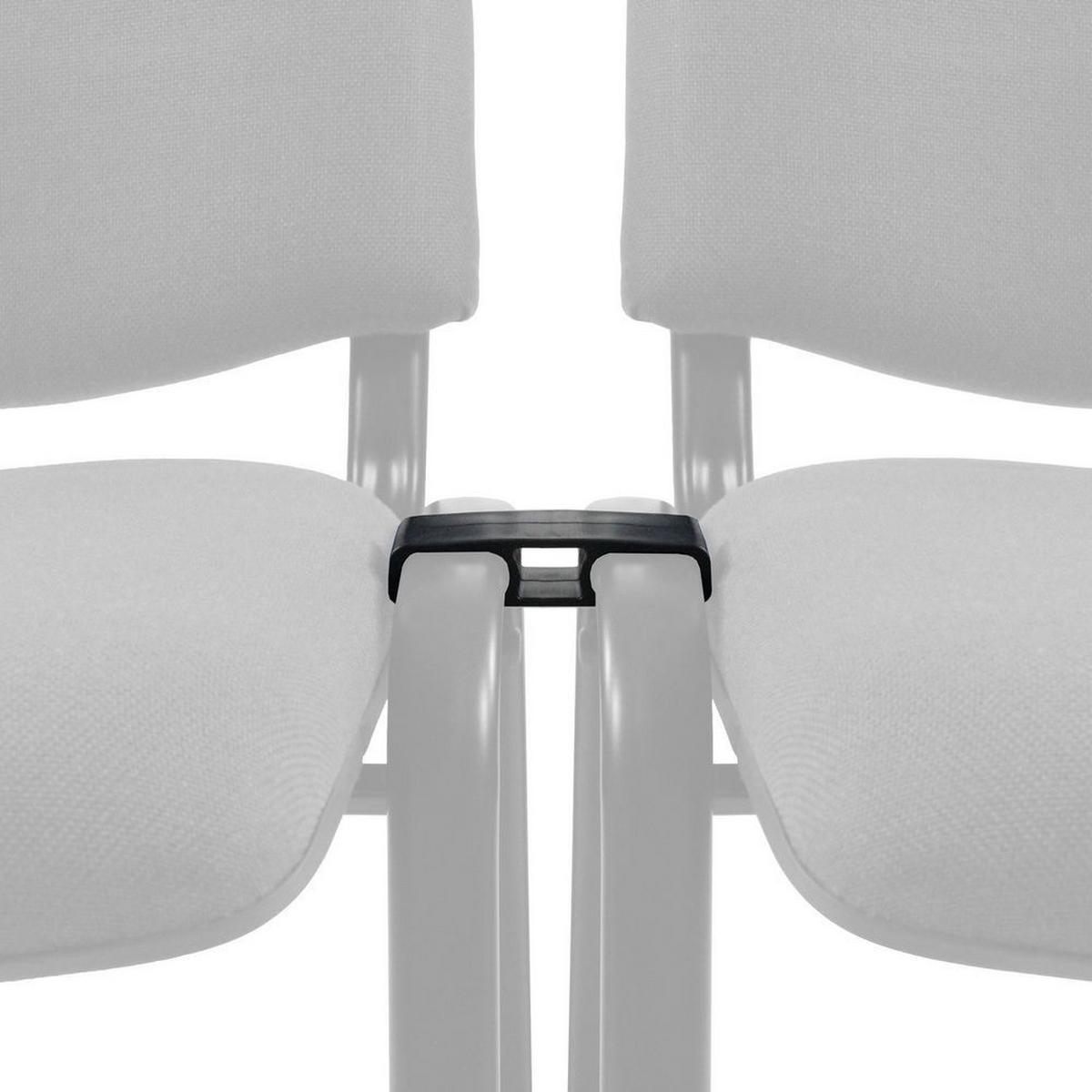 Besucherstuhl Verbindung Connect Xt Schwarz - Schwarz, Basics, Kunststoff (10/2/4cm) - MID.YOU