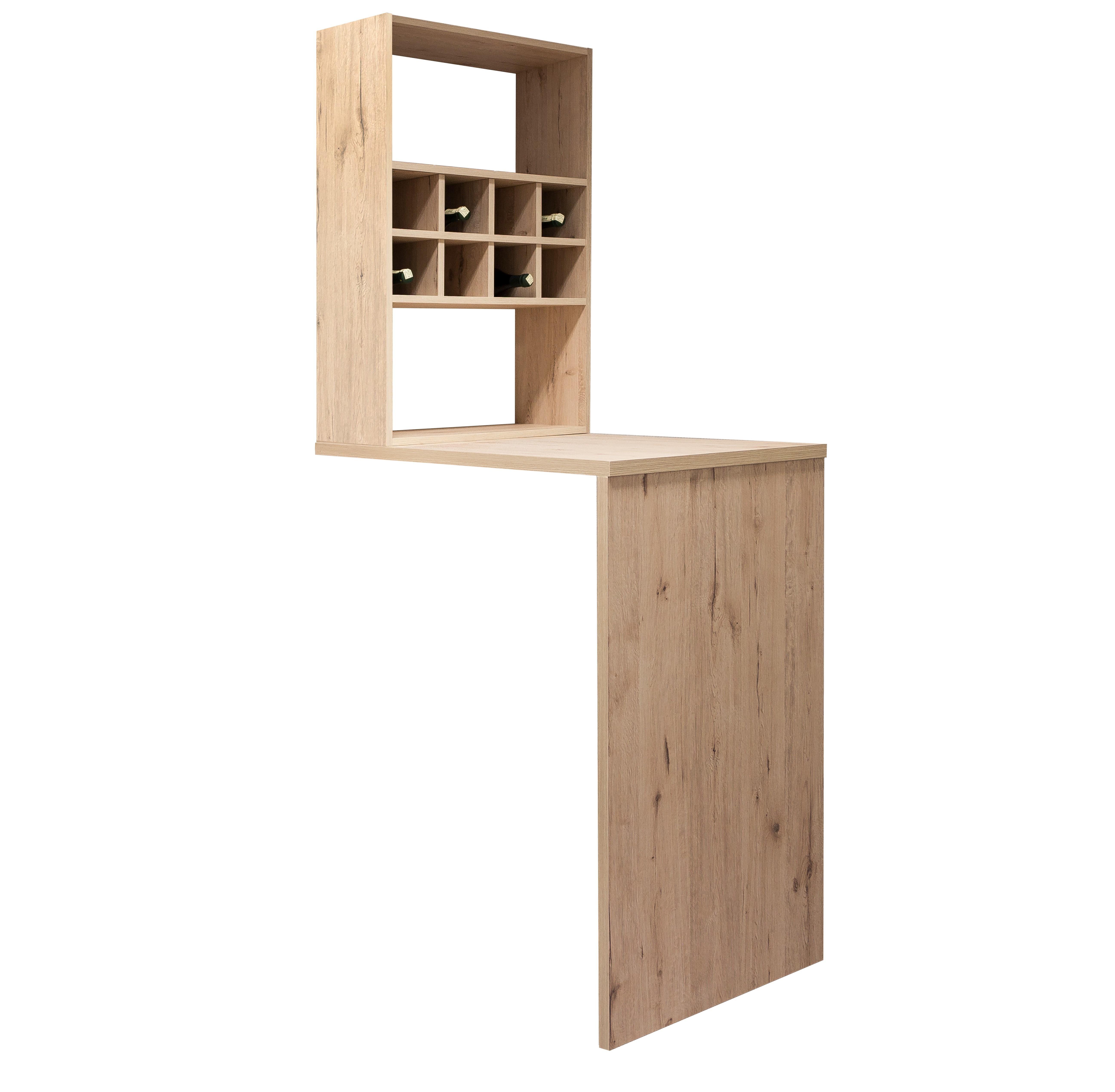 Barový Stůl Milano - barvy dubu (103/106/60cm)