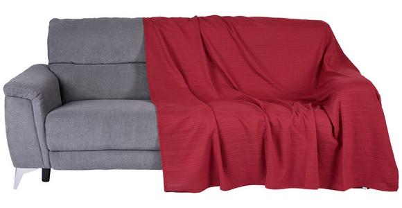 Überwurf Michelle - Rot, KONVENTIONELL, Textil (200/200cm) - Ondega
