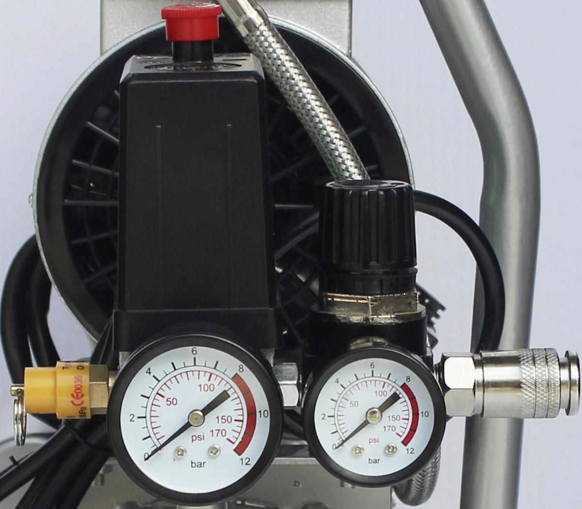 Druckluftkompressor Sac55751 8 Bar 550 W - Silberfarben, KONVENTIONELL, Metall (42/35/41cm) - Hyundai