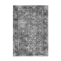 Flachwebeteppich Vintage 8404 Grau, 140x200 cm - Grau, KONVENTIONELL, Textil (140/200cm) - Kayoom