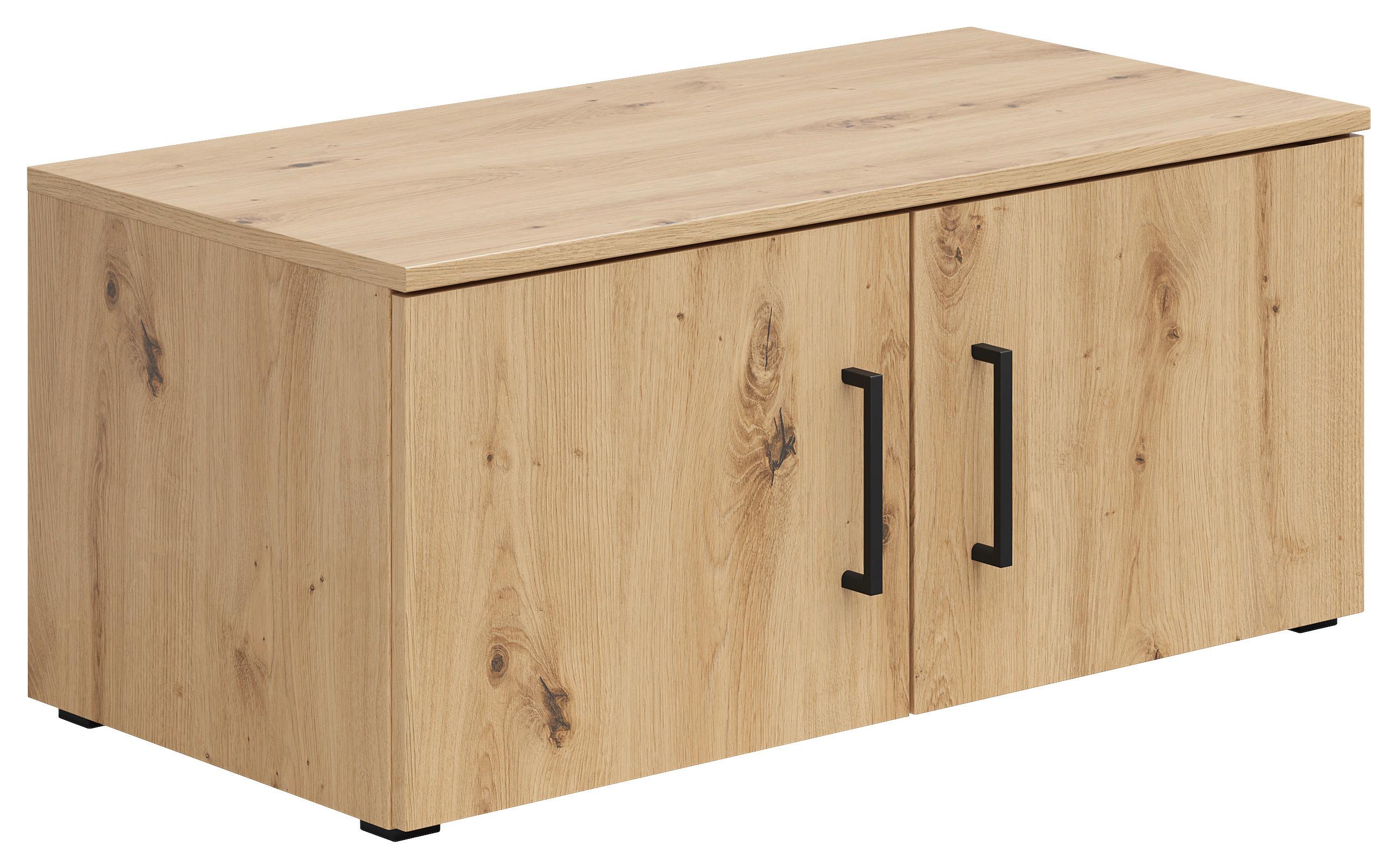NADSTAVEC NA SKRIŇU Multistauraum - čierna/dub artisan, Modern, kompozitné drevo/plast (80/35/40cm)