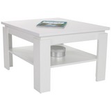 Couchtisch Holz mit Ablagefach Nizza 1, Weiß Dekor - Weiß, MODERN, Holzwerkstoff (70/45/70cm)