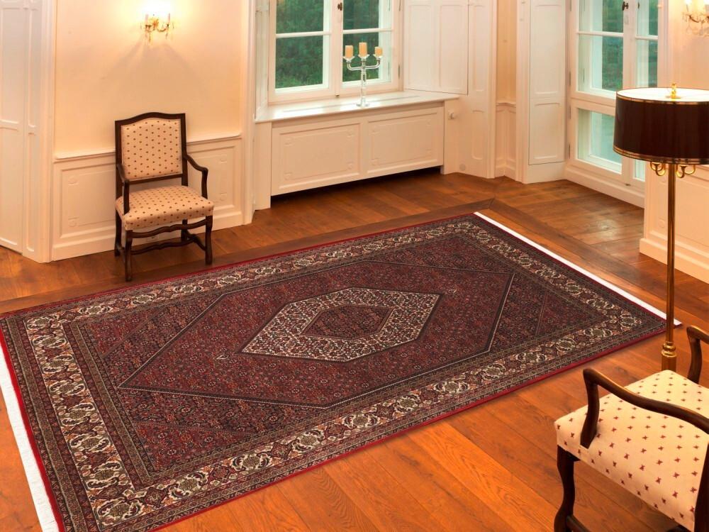 Orientalischer Webteppich Creme/Rot Kamaro 80x200 cm - Rot/Creme, Basics, Textil (80/200cm) - Cazaris