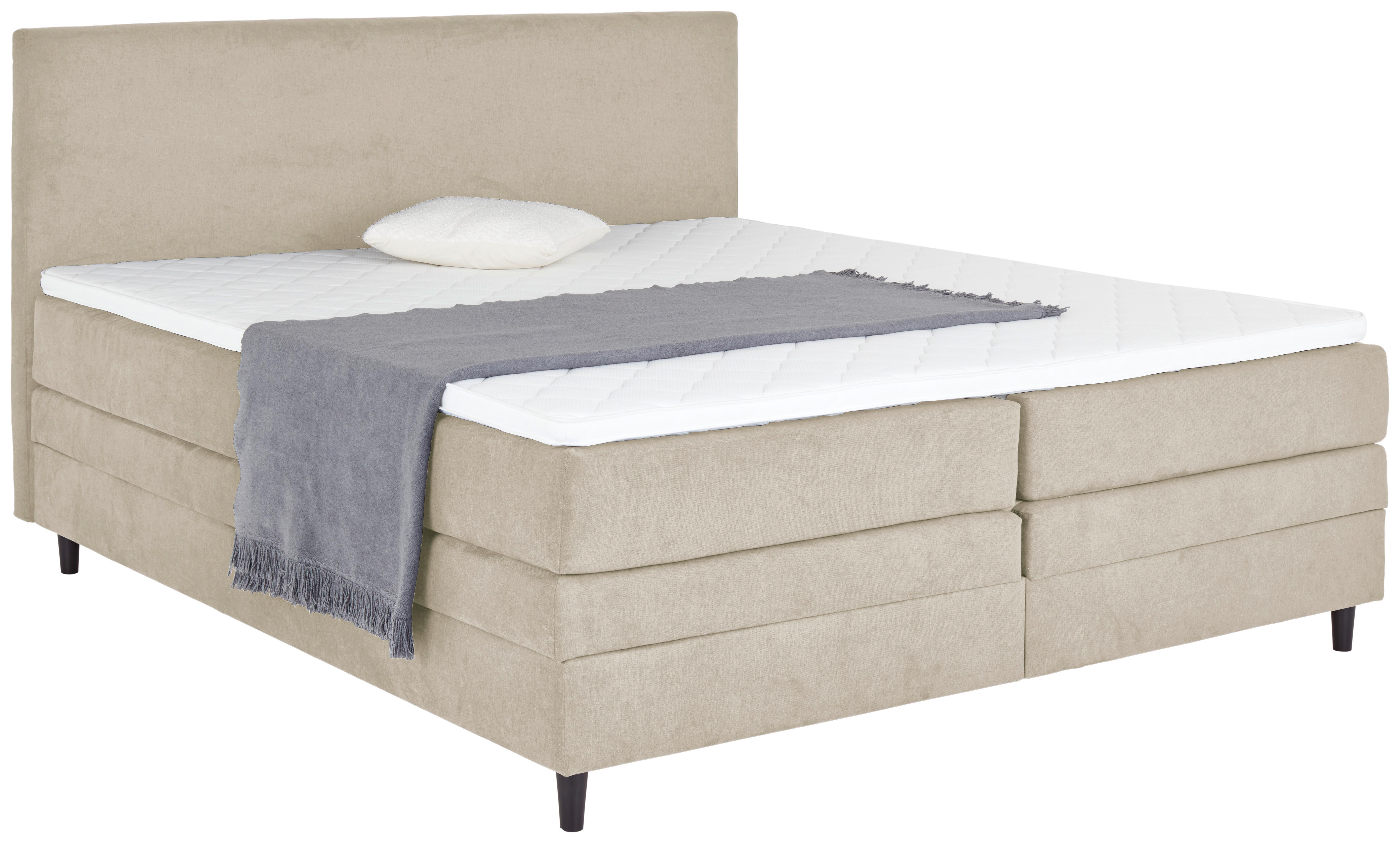 Boxspringbett mit Topper & Bettkasten 180x200 Kleopatra