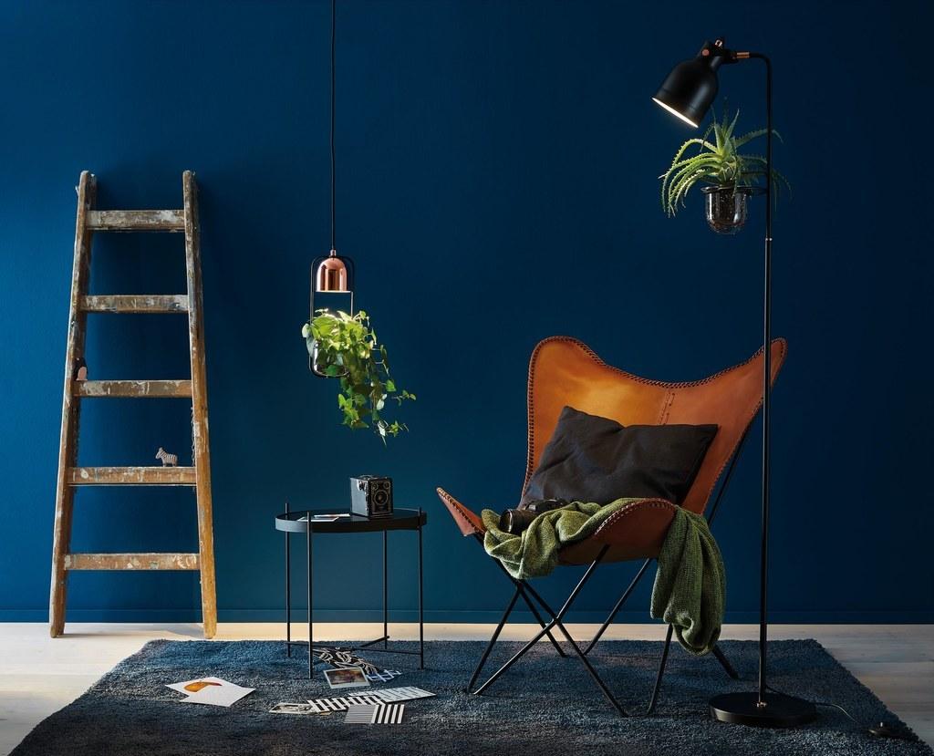 Hängeleuchte Neordic Fanja H: 110 cm 1-Flammig, dimmbar - Schwarz/Kupferfarben, Basics, Metall (10/110cm) - Paulmann