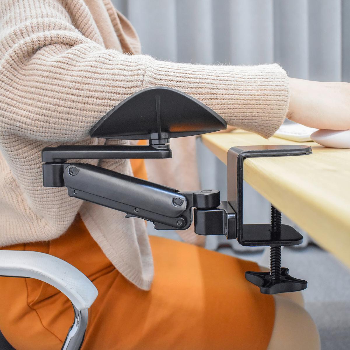 Armstütze Relex Rt1 Schwarz B: 40,4 cm - Schwarz, MODERN, Leder/Kunststoff (40,4/7,5/11cm) - MID.YOU