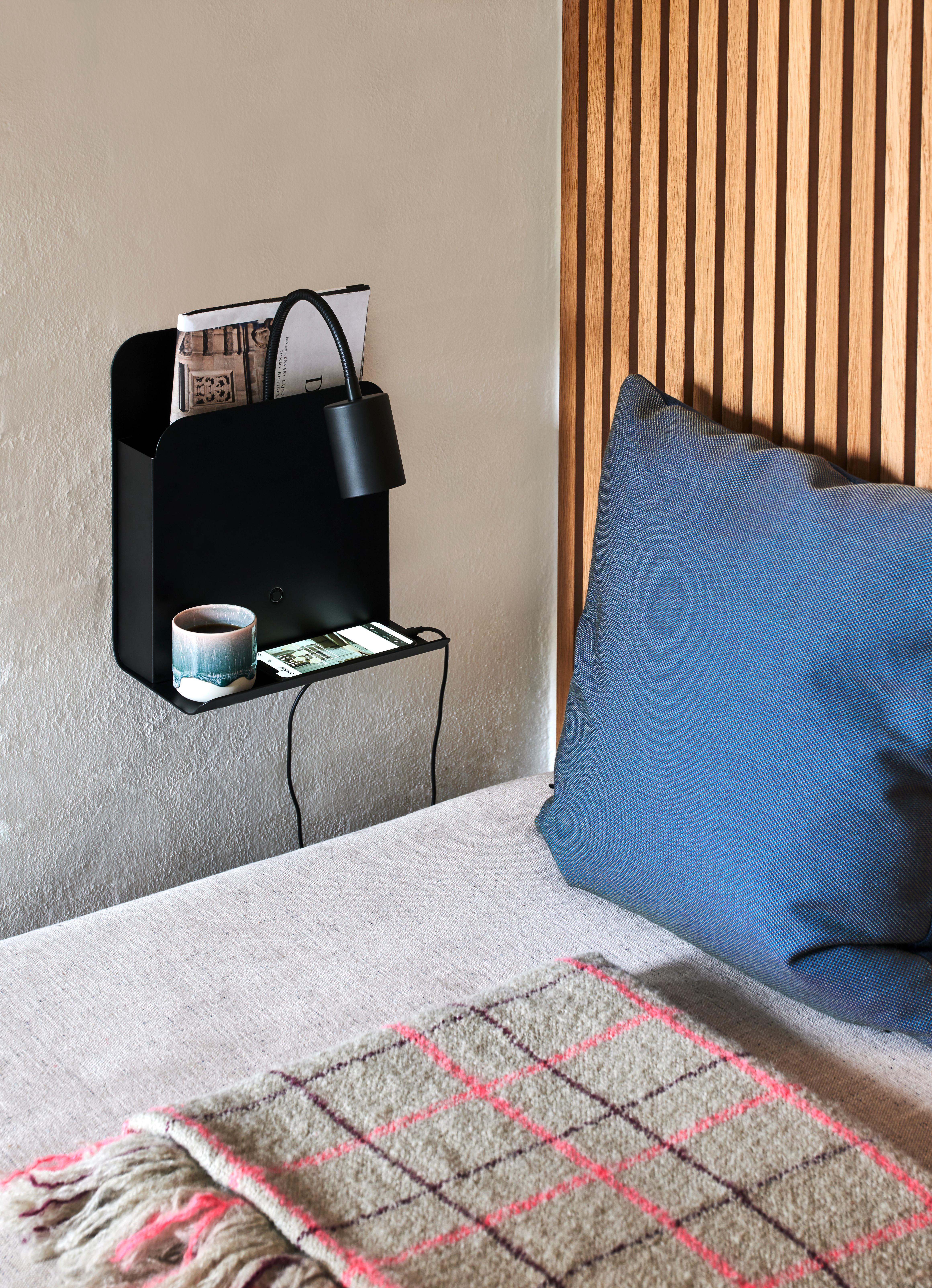 Wandleuchte Roomi Wala Schwarz L: 16,5 cm - Schwarz, Design, Metall (16,5/24,8/28,2cm) - Nordlux