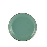 DEZERTNÍ TALÍŘEK CAPRI - zelená, Moderní, keramika (22/3,2cm) - Mömax
