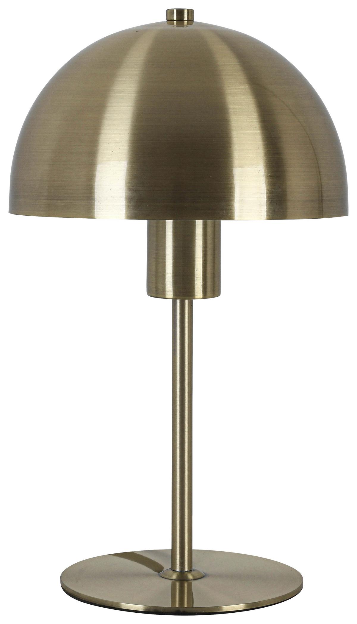 STOLNÁ LAMPA MUSCH - čierna/mosadzná, Modern, kov/plast (18/30cm) - Mömax
