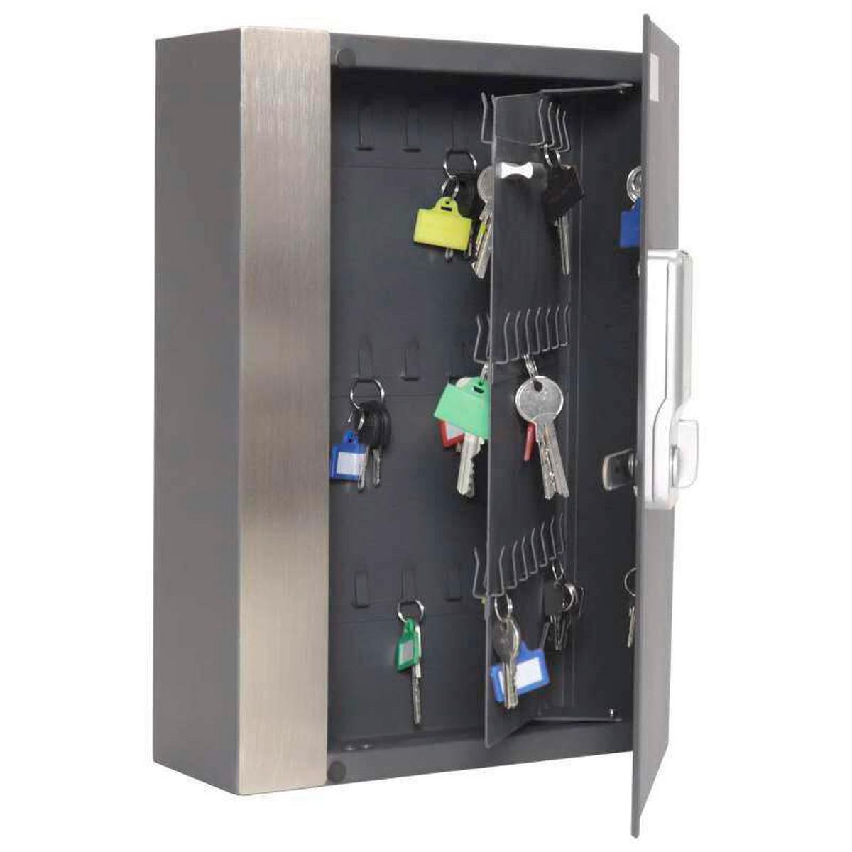 Schlüsselkasten Keyhome68 - Anthrazit, KONVENTIONELL, Metall (26.5/38.5/9.5cm) - ROTTNER