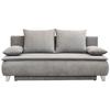 POHOVKA BOXSPRING Mona, sivá - svetlosivá, Modern, textil (208/100/106cm)