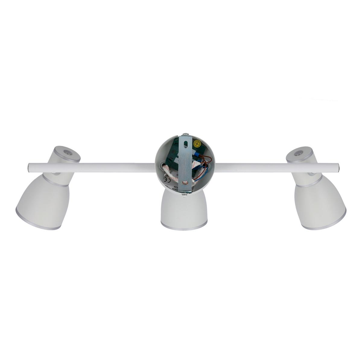 Strahler 93-63403 Fido - Chromfarben/Weiß, KONVENTIONELL, Metall (52/8/16cm)